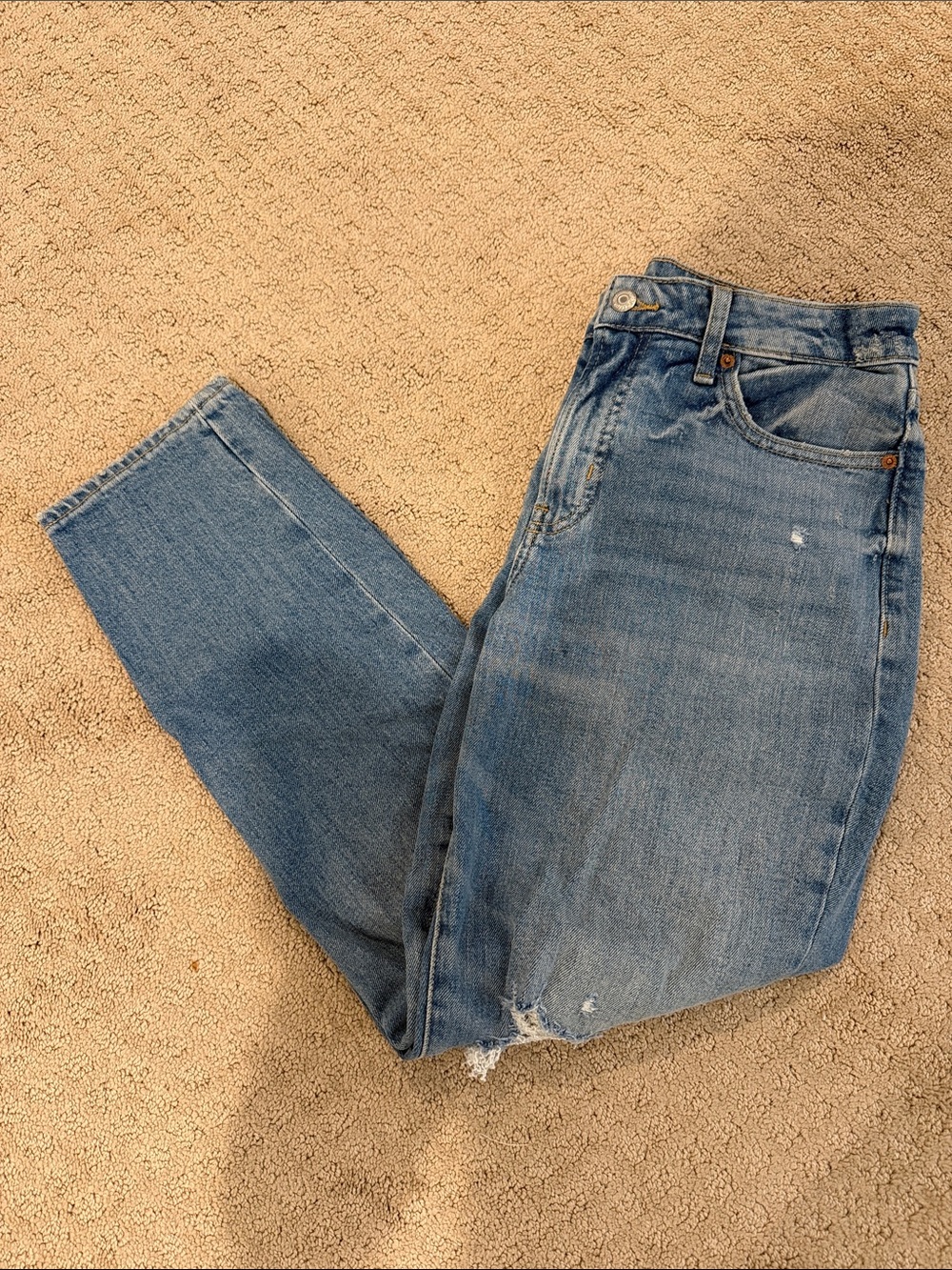 Old Navy Light Blue Straight Leg Jeans
